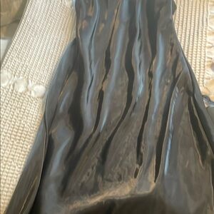 Organza midi slip dress